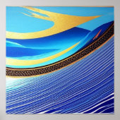 Vogel en Poster van de Golf (Voorkant)