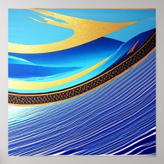 Vogel en Poster van de Golf (Voorkant)