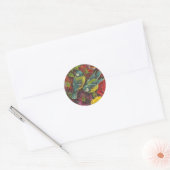  Vogel en Roos Stickers (Envelop)