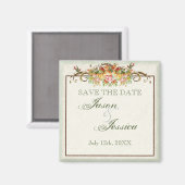  Vogel en Rozen - Save the Date Magnet (Voorkant / Achterkant)