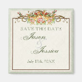 Vogel en Rozen - Save the Date Magnet (Voorkant)