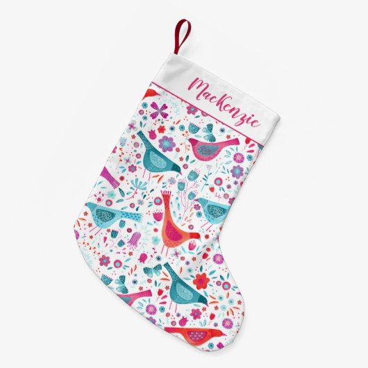 Vogel- en ventilatorWaterverf op maat Kleine Kerstsok (Voorkant (Hangend))