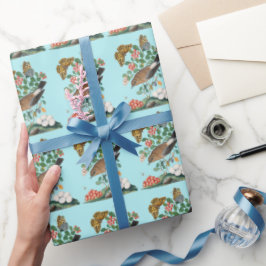  vogel en vlinder cadeaupapier