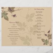 Vogel- en wijnzegenprogramma (Achterkant)