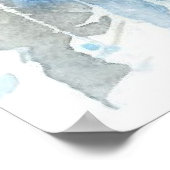 Vogel- en winterlandschap 25 poster (Hoek)