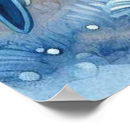 Vogel- en winterlandschap 27 poster (Hoek)