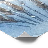 Vogel- en winterlandschap 28 poster (Hoek)