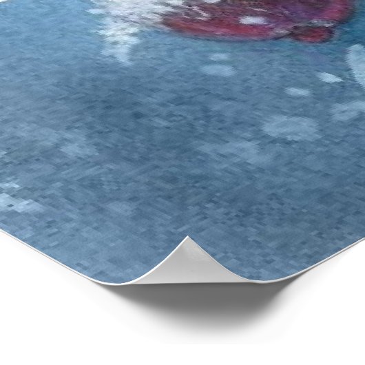 Vogel- en winterlandschap 30 poster (Hoek)