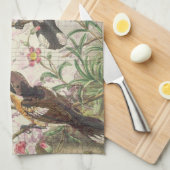  vogel Ephemera ontkoppeling van theedoek (Quarter Fold)