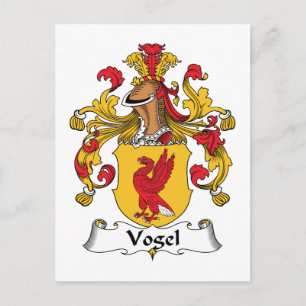 Vogel Family Crest Briefkaart