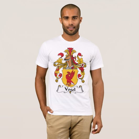 Vogel Family Crest T-shirt (Voorkant volledig)