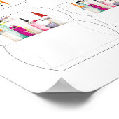 Vogel Feest Design Kussen Doos Verpakking Print (Hoek)