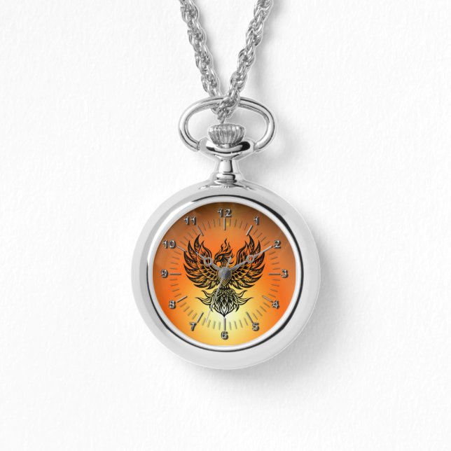 Vogel feniks horloge (Voorkant)