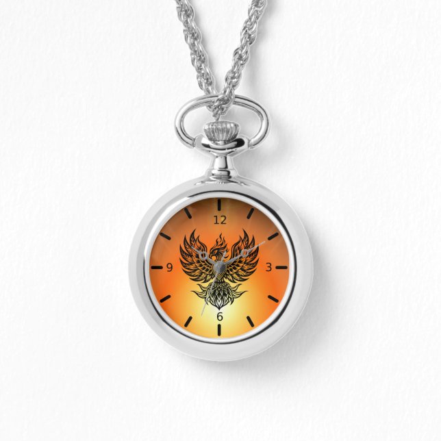 Vogel feniks horloge (Voorkant)