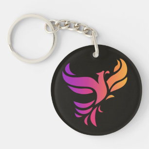 Vogel feniks sleutelhanger