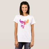 Vogel feniks t-shirt (Voorkant volledig)