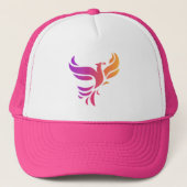 Vogel feniks trucker pet (Voorkant)
