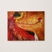 Vogel - Flamingo - Flamengo Danser Legpuzzel (Horizontaal)