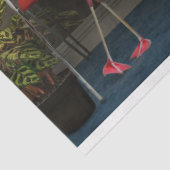 Vogel - Flamingo - Wandelkamer Tissuepapier (Detail)