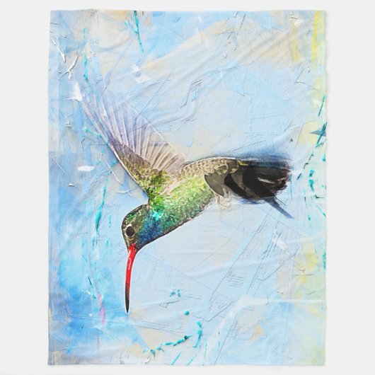 vogel fleece deken (Voorkant)