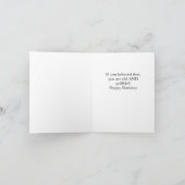 vogel Gefeliciteerd verjaardag Kaart (Binnen)