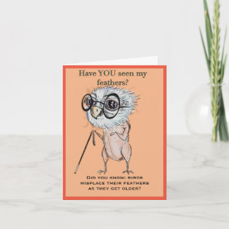 vogel Gefeliciteerd verjaardag Kaart