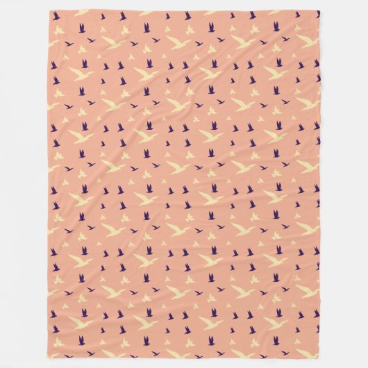 Vogel-geïnspireerde Freedom Throw Deken (Voorkant)