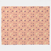 Vogel-geïnspireerde Freedom Throw Deken (Voorkant (Horizontaal))