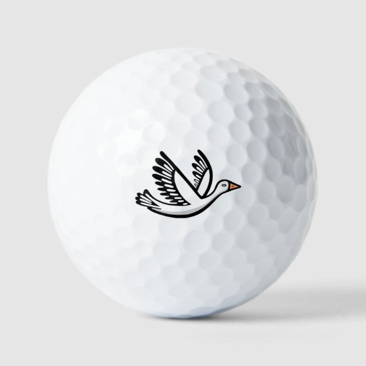 vogel golfballen (Voorkant)