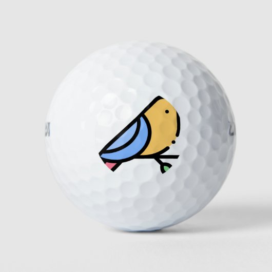 vogel golfballen (Voorkant)