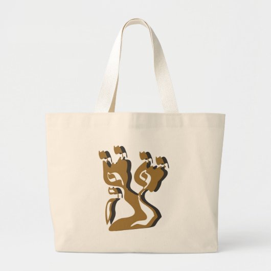 vogel grote tote bag (Voorkant)