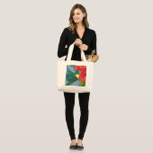Vogel Grote Tote Bag (Voorkant (model))