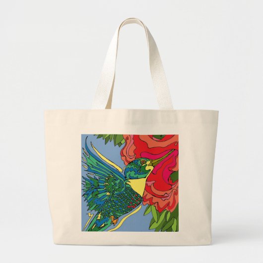 Vogel Grote Tote Bag (Voorkant)