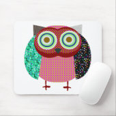 vogel gufo muismat (Met muis)