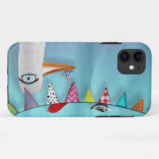 Vogel Guirlande Case-Mate iPhone Case (Achterkant (horizontaal))