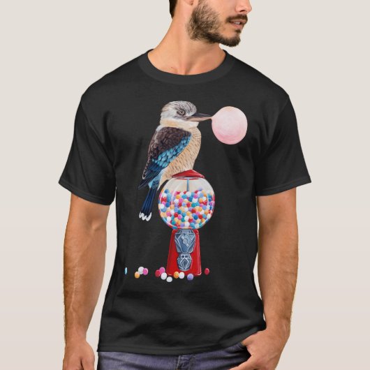 Vogel Gumball Machine Kookaburra T-shirt (Voorkant)
