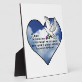 Vogel Hart Gedicht Fotoplaat (Zijkant)