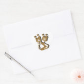 vogel hart sticker (Envelop)