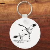 Vogel / Hele kraan Sleutelhanger (Voorkant)