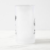 Vogel helemaal Geweldige Matglas Bierpul (Center)