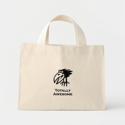 Vogel helemaal Geweldige Mini Tote Bag (Voorkant)