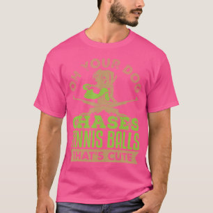 Vogel hond eigenaar pointer jaagt ballen citaat ja t-shirt