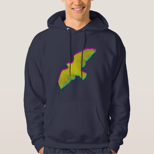 vogel hoodie (Voorkant)