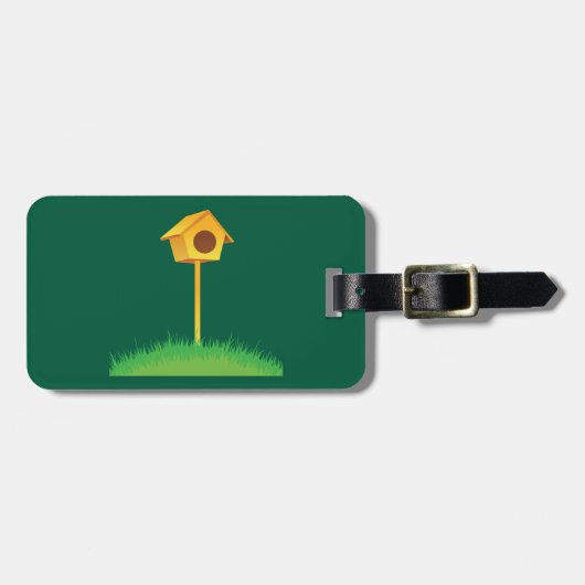 Vogel House Bagagelabel (Voorkant horizontaal)