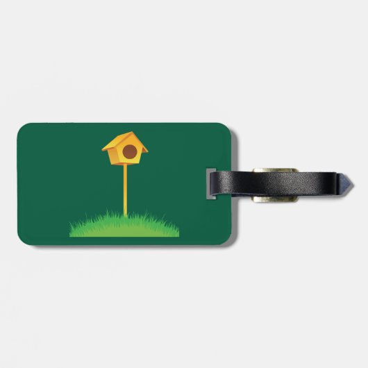 Vogel House Bagagelabel (Achterkant horizontaal)