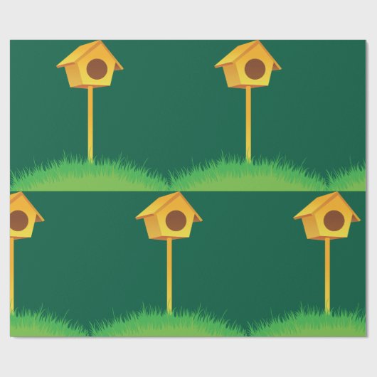 Vogel House Cadeaupapier (Vlak)