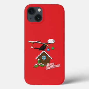 Vogel House Merry Kerstmis Case-Mate iPhone Case
