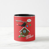 Vogel House Merry Kerstmis Mok (Midden)