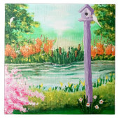 Vogel House Tegeltje (Voorkant)