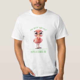 Vogel Ik ben niet raar Ik ben zeldzaam Specimen sc T-shirt
